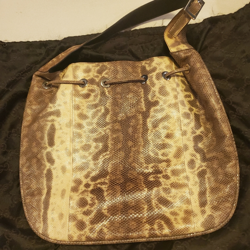 Gucci python shoulder bag - Picture 2 of 7